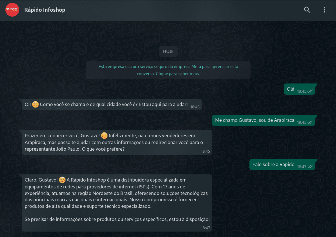 WhatsApp AI Chatbot - RAI